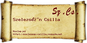 Szelezsán Csilla névjegykártya